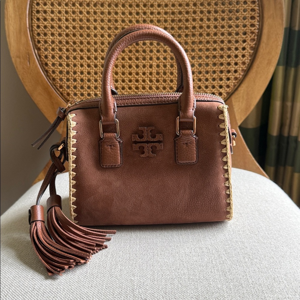 Tory Burch leather handle/crossbody purse- NWOT